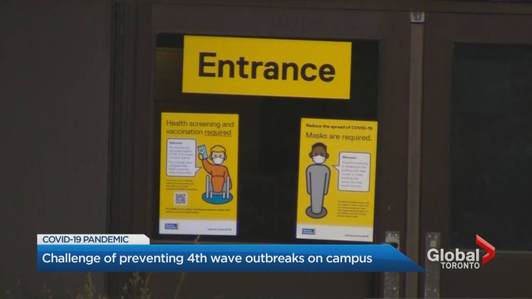 Click to play video: 'New COVID-19 Vaccine Requirement In Effect at Ryerson University'